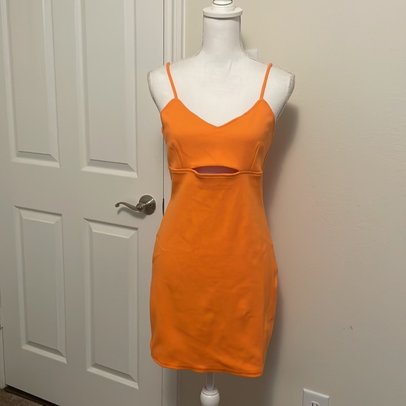 Bb Dakota by Steve Madden Out Late Dress orange Women Size Large - Picture 5 of 12